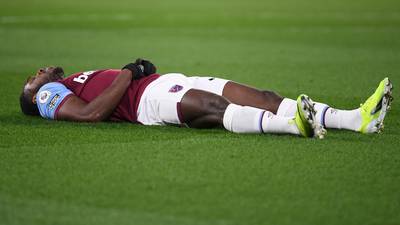 West Ham’s Michail Antonio could miss rest of the season