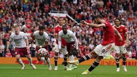 Bruno Fernandes misses penalty as Aston Villa win at Old Trafford