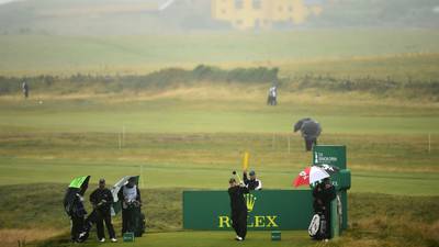 Langer in a four-way tie for the lead at British Seniors Open