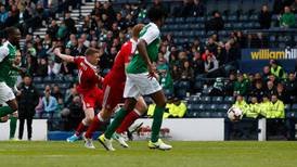Jonny Hayes’s deflected strike secures final spot for  Aberdeen