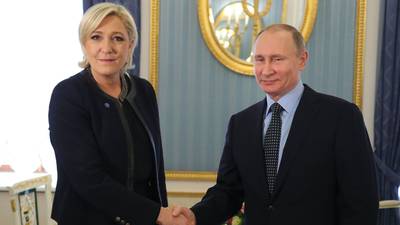 Marine Le Pen: Putin’s best hope of sowing discord in EU and Nato