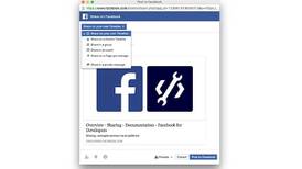 Web Log: Chrome browser extension for fast Facebook sharing