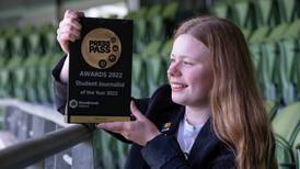 Dublin student wins 2022 Press Pass journalist of the year award