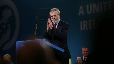 Gerry Adams: ‘I will not be puppetmaster for the new SF leader’
