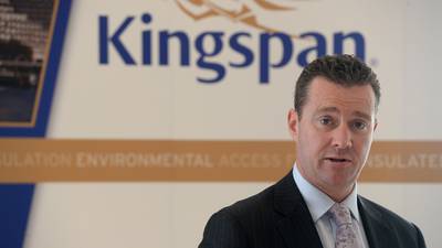 Kingspan trading profit grows 64% to €329m