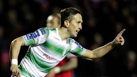 Aaron McEneff’s penalty sees Shamrock Rovers edge St Pat’s