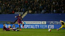 Will Grigg fires Wigan past Man City and into FA Cup quarter-finals