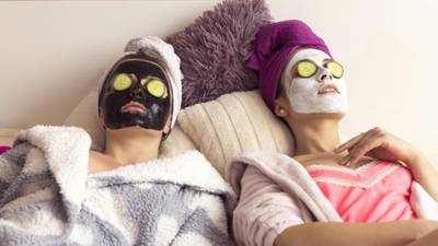 In need of some pandemic pampering? Do what we did and cover yourself in clay