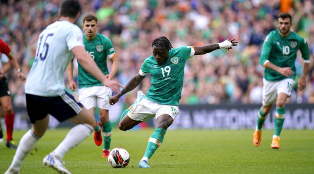 Michael Obafemi’s screamer caps memorable first Nations League win for Ireland