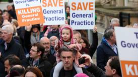 Doctors protest outside Dáil warning GP service is in crisis