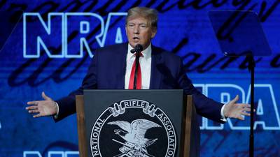 Trump lashes out at 'grotesque efforts' to control guns at NRA convention