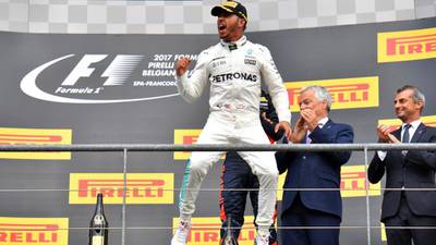 Lewis Hamilton closes in on Sebastian Vettel’s lead after Belgian win