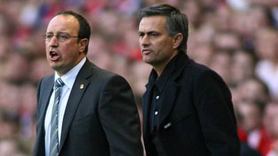 Mourinho rises to the bait to take another swipe at   Benitez