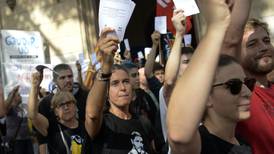 Tensions rise as Catalan separatists take to the streets