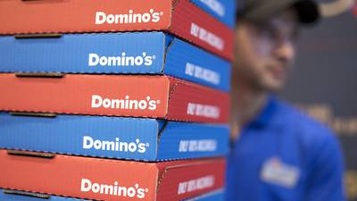 Pandemic pizza habit sees profit at Domino’s franchise jump 16%