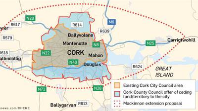 Call for referendum on expansion of Cork city boundary