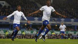 Leicester finally win away from home to knock out Everton