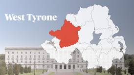 West Tyrone: Three SF, one SDLP, one DUP and one UUP MLA elected