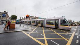 Luas trams moving at ‘slow jogging pace’ through city centre
