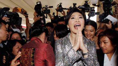 Thailand files charges against  Yingluck Shinawatra