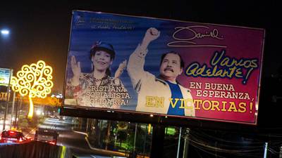 Nicaraguan president chooses his wife as running mate