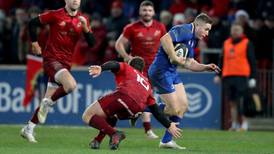 Larmour’s stunning try stems Munster comeback as Leinster triumph