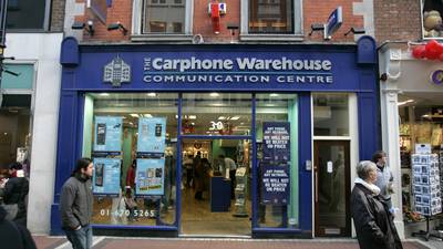 Carphone Warehouse considers closing its stores in Ireland