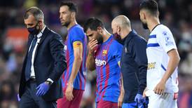 Barcelona’s Sergio Agüero to miss three months due to cardiological issue
