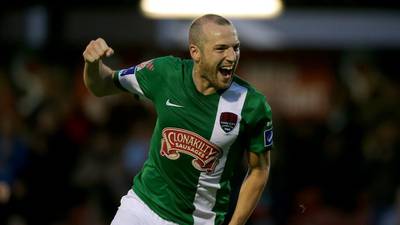 Karl Sheppard’s goal helps Cork close gap on Dundalk