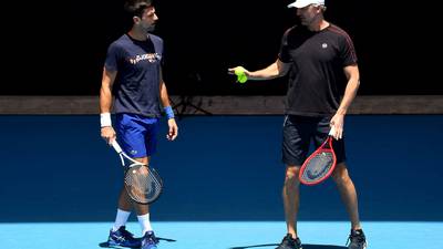 Novak Djokovic allows training to be observed