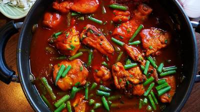 This spicy chicken with a hint of lime and coconut is one of my favourite dishes