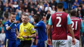 Jamie Vardy could face extended suspension after red card