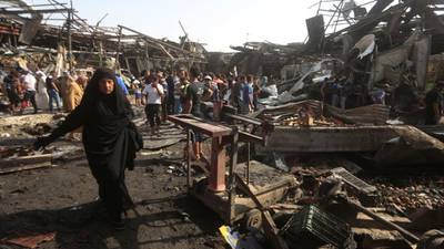 Truck bomb kills dozens in Baghdad