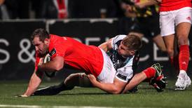 Munster bounce back from Cheetahs defeat with bonus-point win in Cork