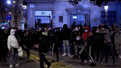 Catalan unrest over jailing of rapper sparks furore over police