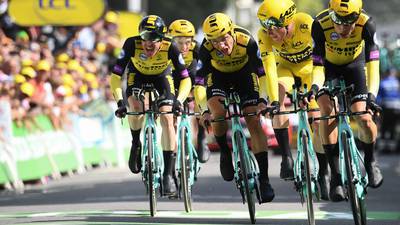 Tour de France: Teunissen retains yellow after team time trial