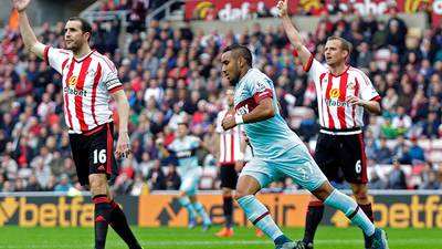 Sunderland stunned by West Ham revival