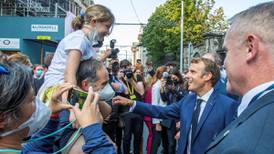 ‘Utterly engaged’ Macron talks up support for Ireland on Dublin ramble