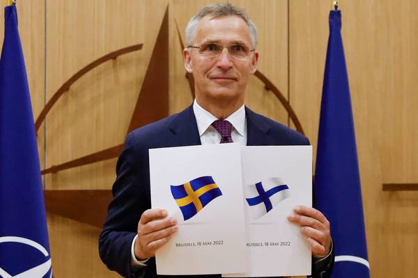 Finland and Sweden hand their applications in to join NATO