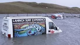 Storm cleans out Lahinch surf school