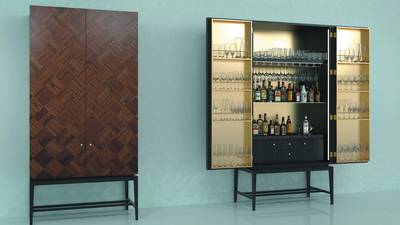 What’s new in design: A fresh take on lace and snazzy drinks cabinets