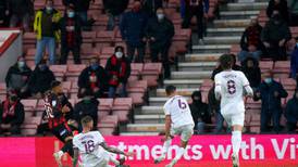 Arnaut Danjuma’s cool finish gives Bournemouth slim advantage in playoff