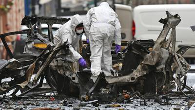Derry car bomb: four men being held for questioning by PSNI