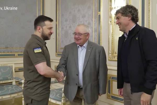 Irish delegation meets with Zelenskiy in Kyiv